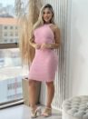 vestido modal angelica rosa
