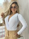 body manga longa gilda branco