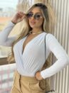 body manga longa gilda branco