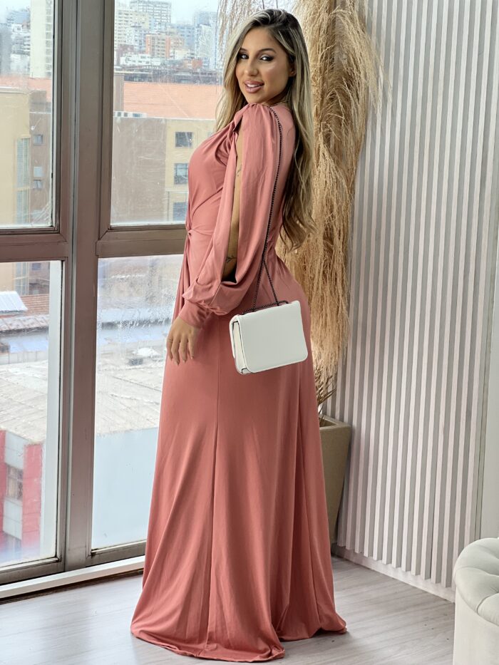 vestido longo caty rosé vestido longo caty rosé