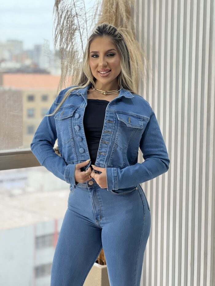 jaquetinha jeans jocleia