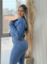 jaquetinha jeans jocleia