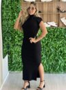 vestido longo modal ligia preto