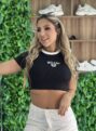 cropped milano preto