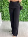 calça alfaiataria pantalona helena preto