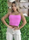cropped vitoria rosa chiclete