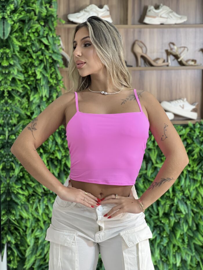 cropped vitoria rosa chiclete cropped vitoria rosa chiclete