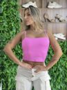cropped vitoria rosa chiclete