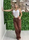 corselet tule amanda branco