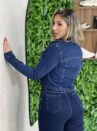 jaquetinha jeans laura