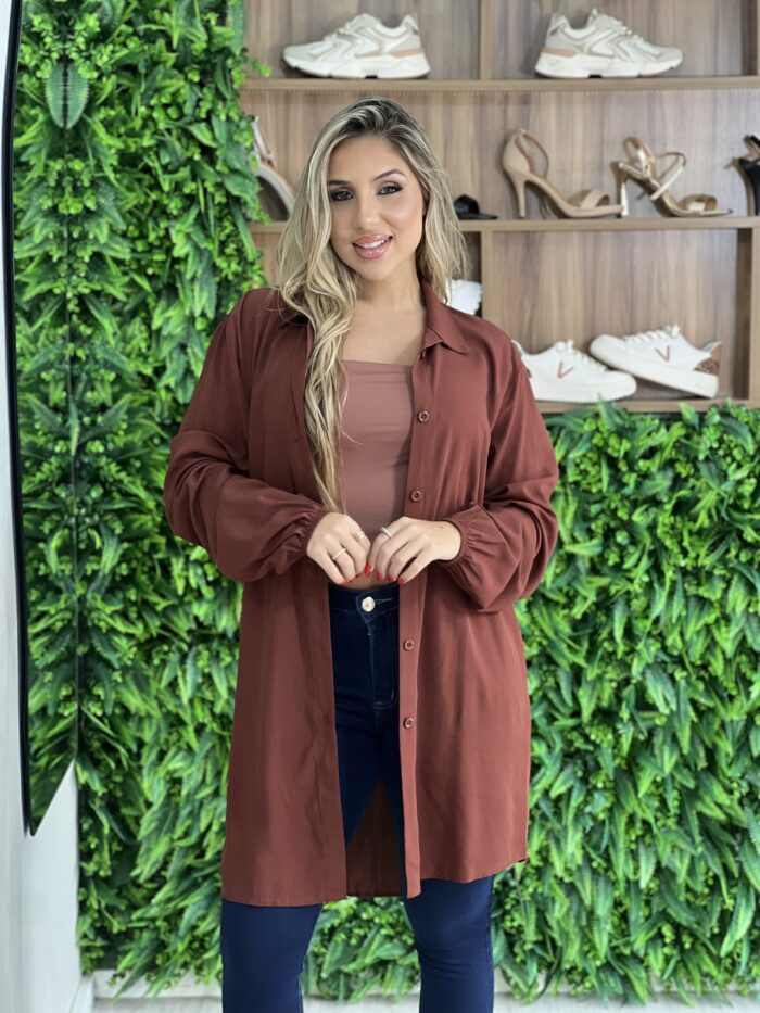 chemise barbara marrom