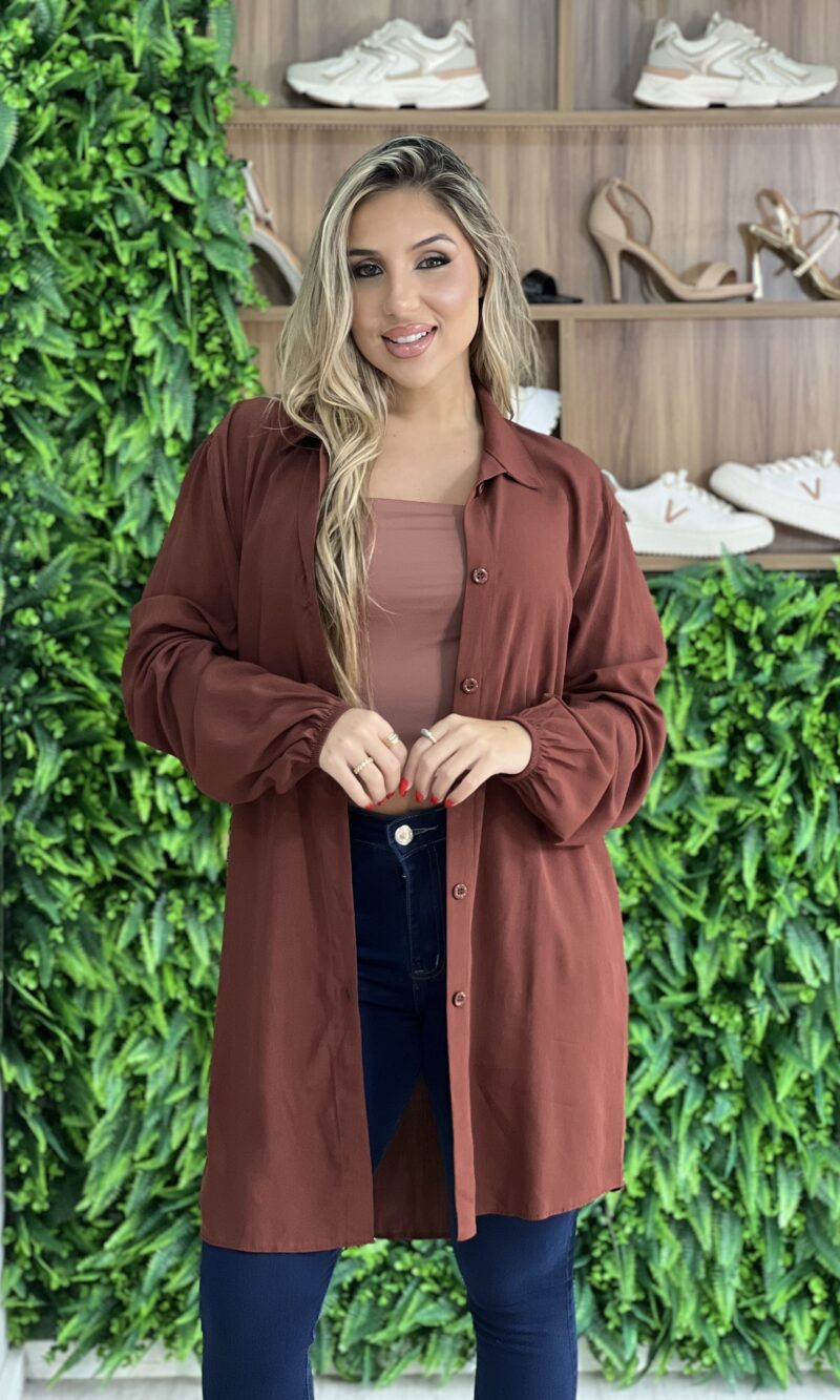 chemise barbara marrom