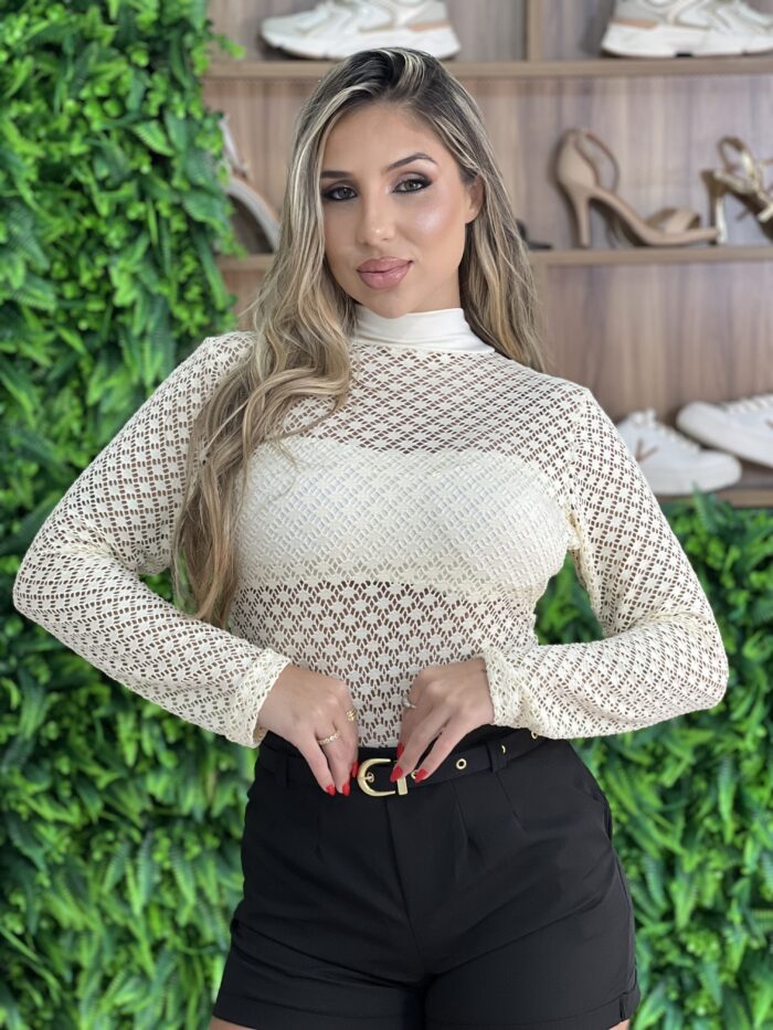 body manga longa jade creme body manga longa jade creme