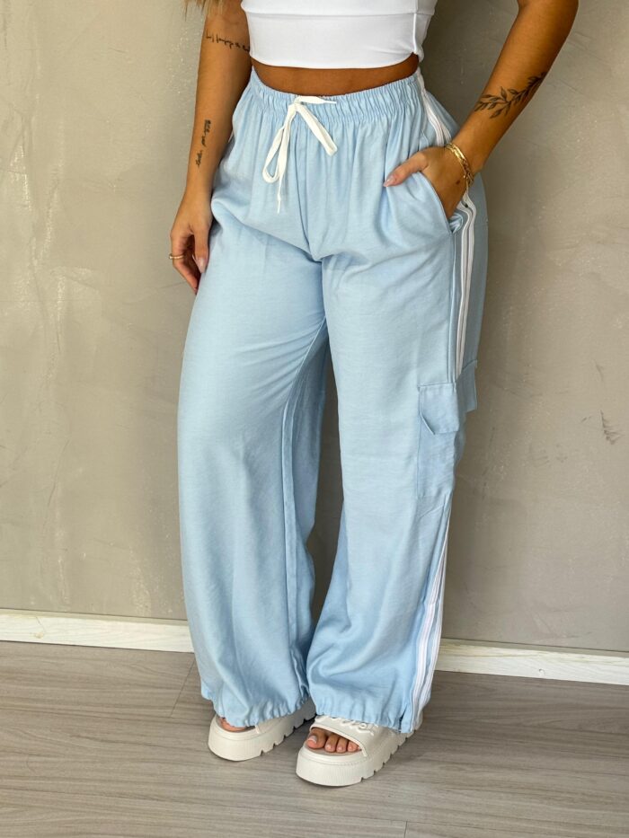 calca pantalona jogger yas azul calca pantalona jogger yas azul