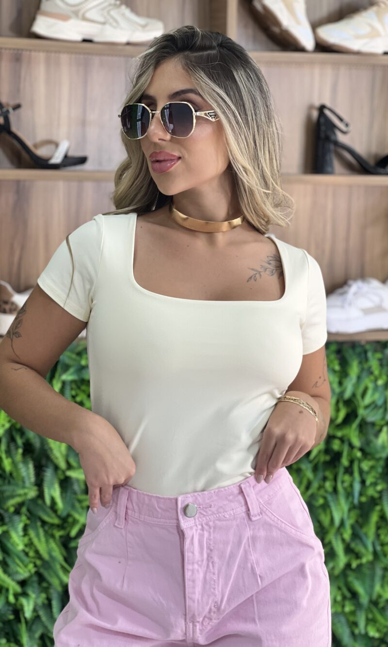 blusa poliamida tania creme
