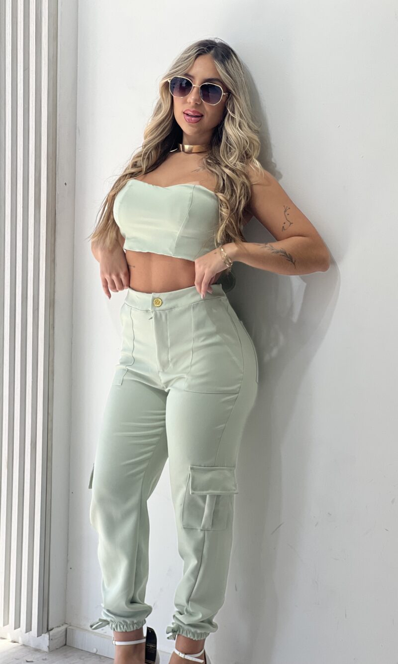 conjunto olÍvia verde