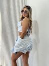 conjunto tri sonia listrado azul