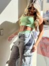 conjunto hot pants ester verde