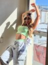 conjunto hot pants ester verde