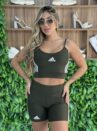 conjunto fitness ad verde