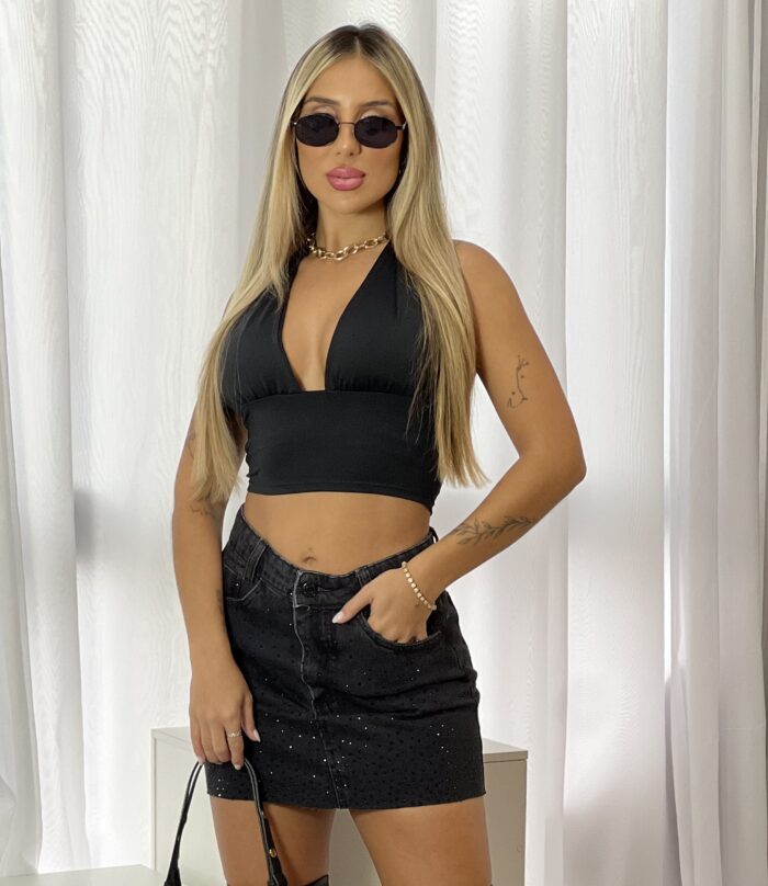 cropped jade preto cropped jade preto