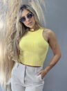 cropped tina amarelo
