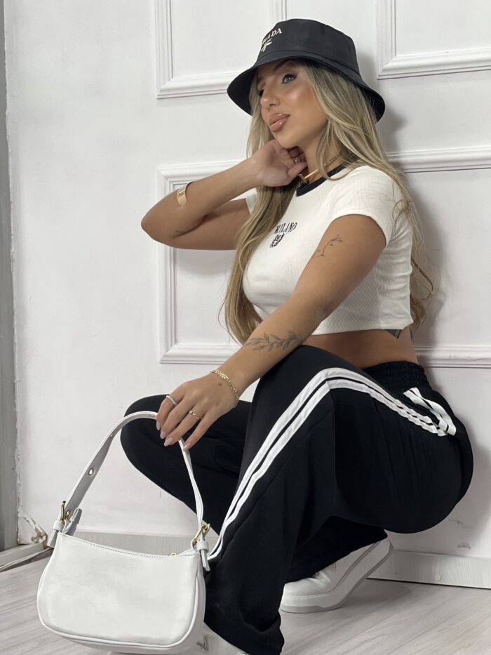 calca listras duda preto calca listras duda preto