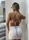 chemise com cropped rosa bb