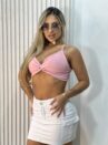 chemise com cropped rosa bb