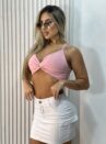 chemise com cropped rosa bb