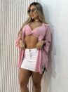 chemise com cropped rosa bb
