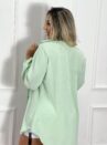 chemise com cropped verde