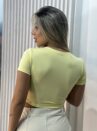 cropped nena amarelo