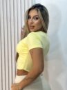 cropped nena amarelo