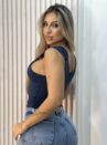 cropped julye azul marinho