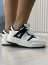 tenis preto branco multi via marte 304 001 01
