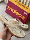 chinelo tira pronta off white moleca 5548 307