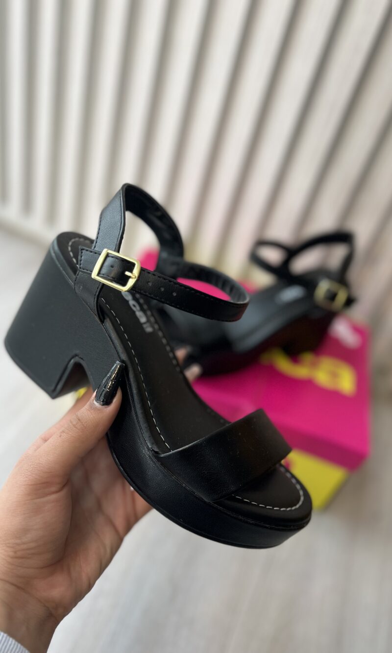 sandalia turim preto moleca 5549 102