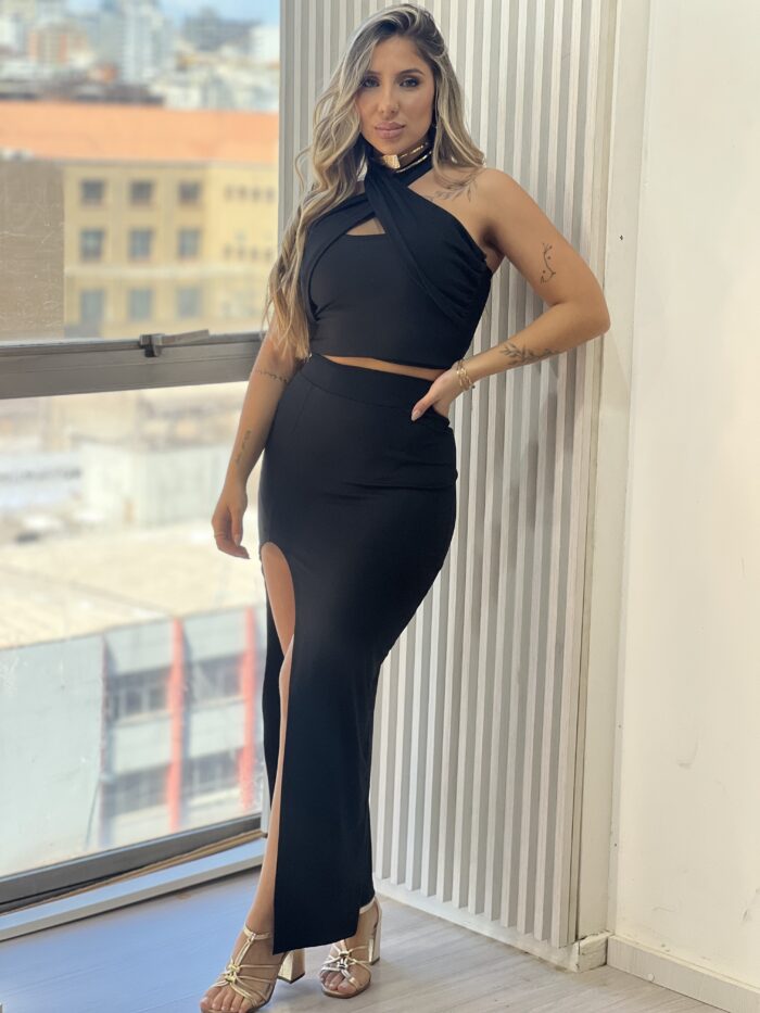 saia longa kimberly preto saia longa kimberly preto