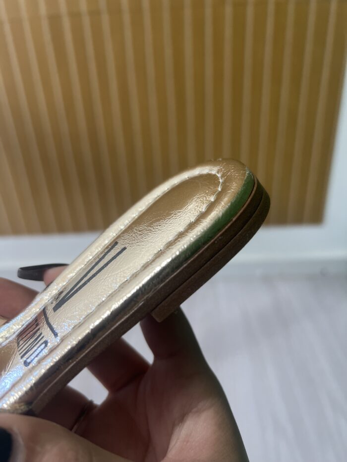 rasteira brilhosa golden dourado vizzano 6371 1105 rasteira brilhosa golden dourado vizzano 6371 1105