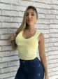 cropped julye amarelo manteiga
