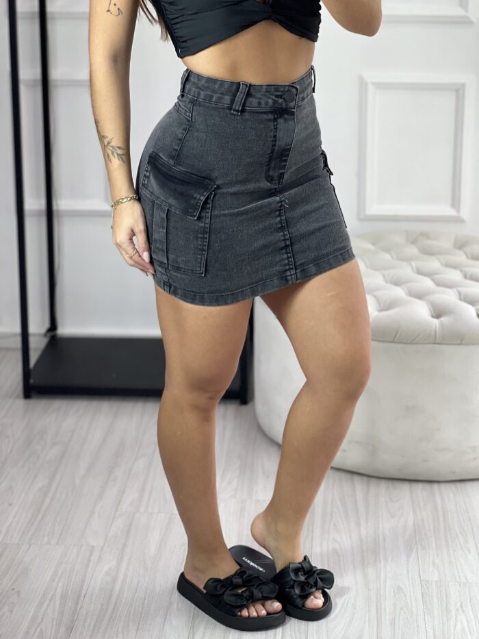 saia jeans cargo lori new black saia jeans cargo lori new black