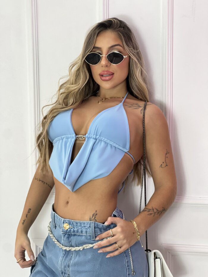 cropped blogueirinha azul cropped blogueirinha azul