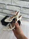 sandalia salto fino xangai off white vizzano 6552 103