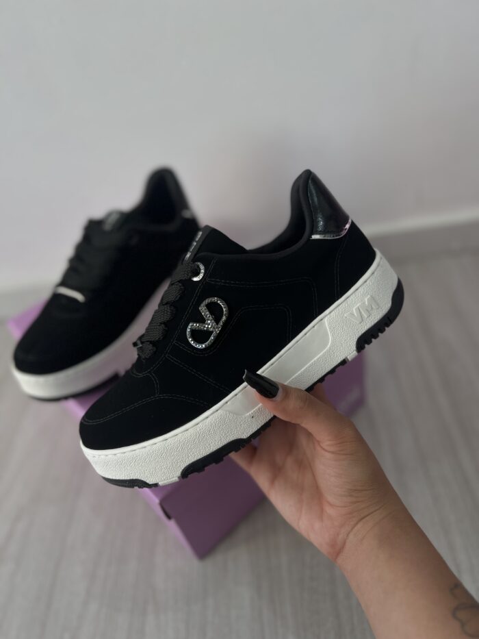 tenis casual preto via marte 287 001 01 tenis casual preto via marte 287 001 01