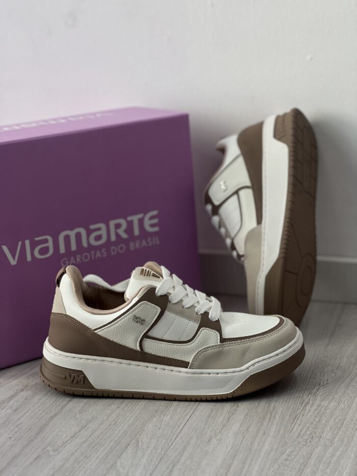 tenis toffee bege via marte 232 006 01 tenis toffee bege via marte 232 006 01