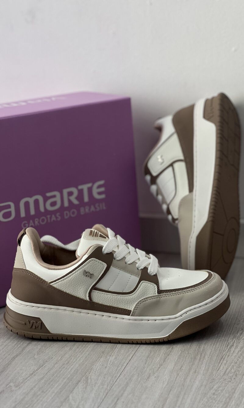 tenis toffee bege via marte 232 006 01