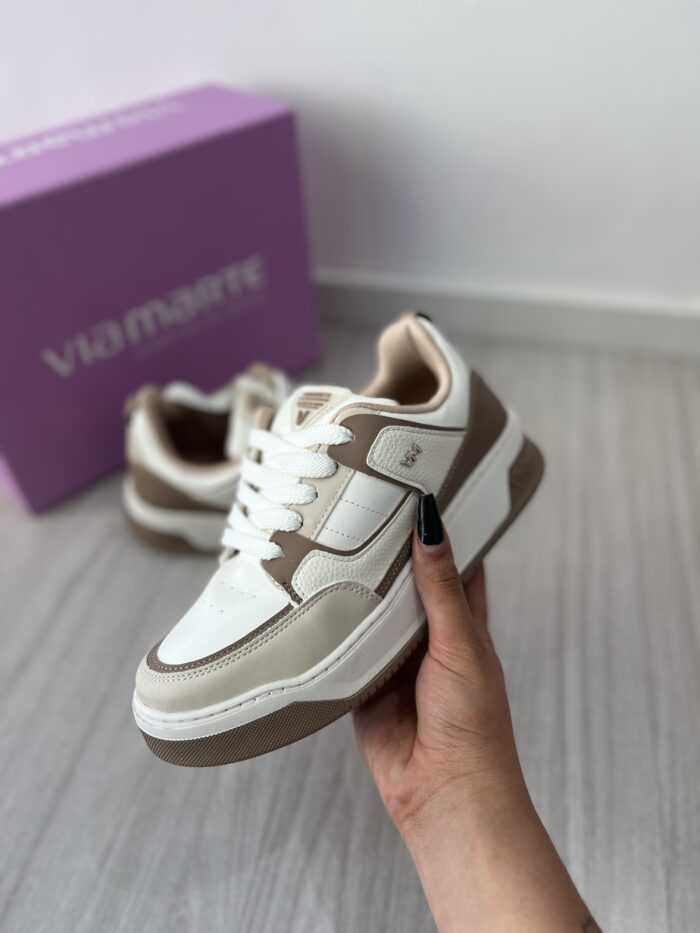 tenis toffee bege via marte 232 006 01 tenis toffee bege via marte 232 006 01