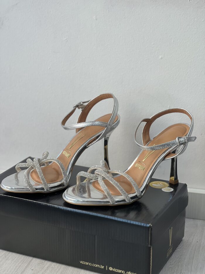 sandalia salto fino xangai prata vizzano 6552 103 sandalia salto fino xangai prata vizzano 6552 103