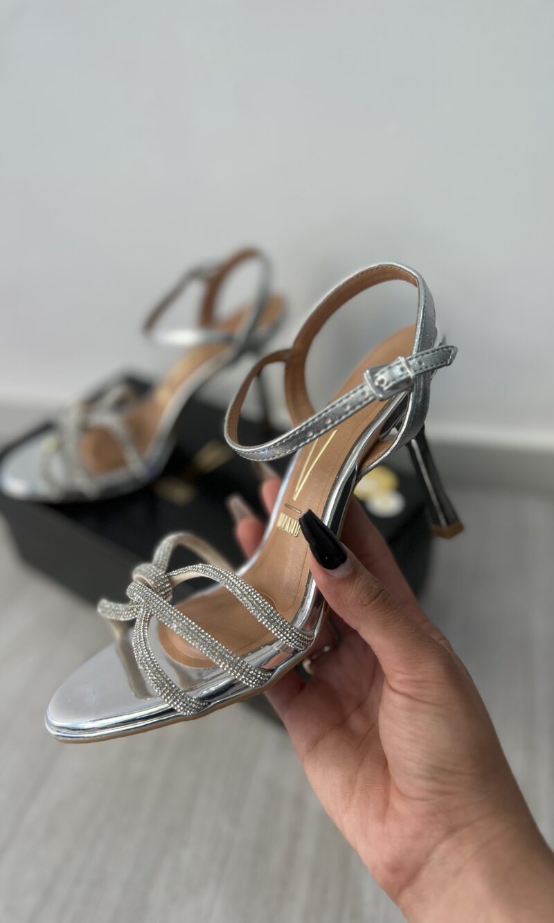 sandalia salto fino xangai prata vizzano 6552 103